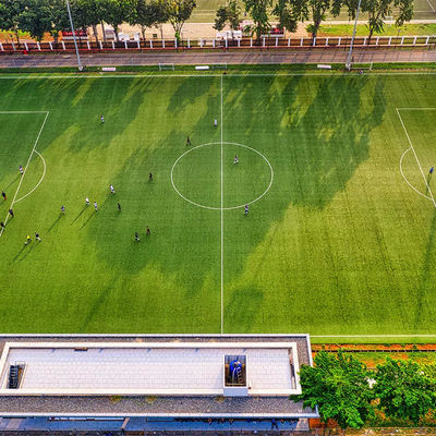 50mm PE School หญ้าสังเคราะห์ฟุตบอลกลางแจ้งประดิษฐ์
