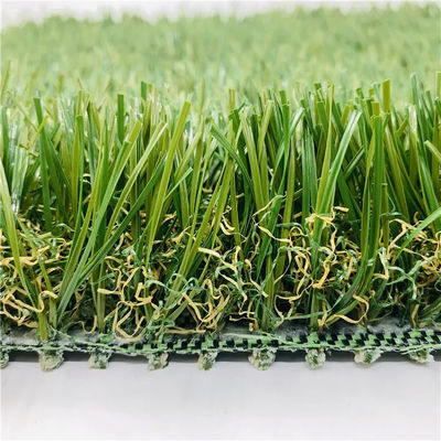 การจัดสวนปลอมหญ้าเทียมสังเคราะห์ประดับ 40 มม. PP 3/8 ''